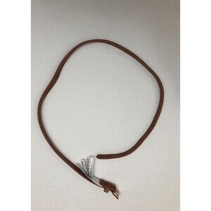 Aldo Women's Brown (Tan)  Belt, Size Medium Gold-plated Hardware